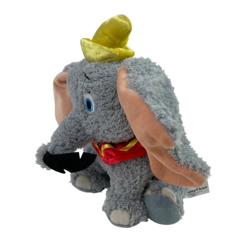 Disney Parks Dumbo The Flying Elephant With Feather 8" Plush Toy Doll - Picture 5 of 10